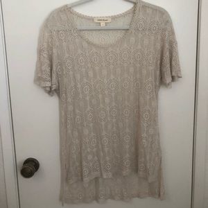 • Painted Threads • Lace Top